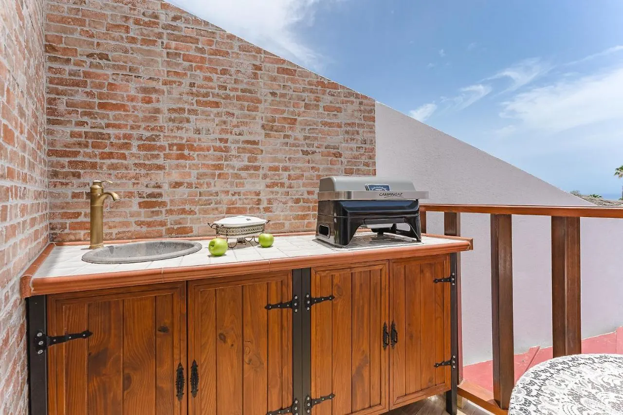 Bungalow Private Pool Bbq Air Conditioning Stunning Ocean View Costa Adeje  Španělsko